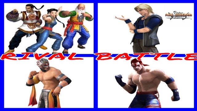 VIRTUA FIGHTER 5: FINAL SHOWDOWN- Rank Rivalry, Dee (Lau/ Shun Di/ Pai) vs Jason Elbow (Wolf/ Lion)