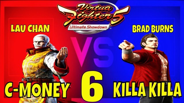 VF5US- C-MONEY VS KILLA KILLA 6! (Lau Chan Gameplay)