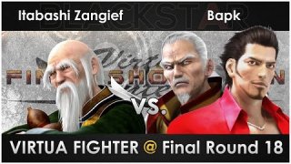 Itabashi Zangief vs. Bapk - Virtua Fighter @ Final Round 18