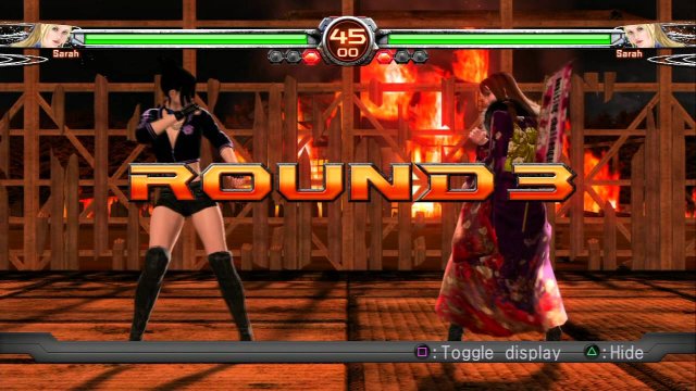 VF5FS Sarah (spliffy baz) vs Sarah (Dark Nova Void)